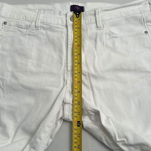 Not Your Daughter’s Jeans NYDJ Dayla cuffed capri white jeans - Picture 10 of 14